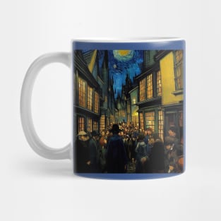 Starry Night in Diagon Alley Mug